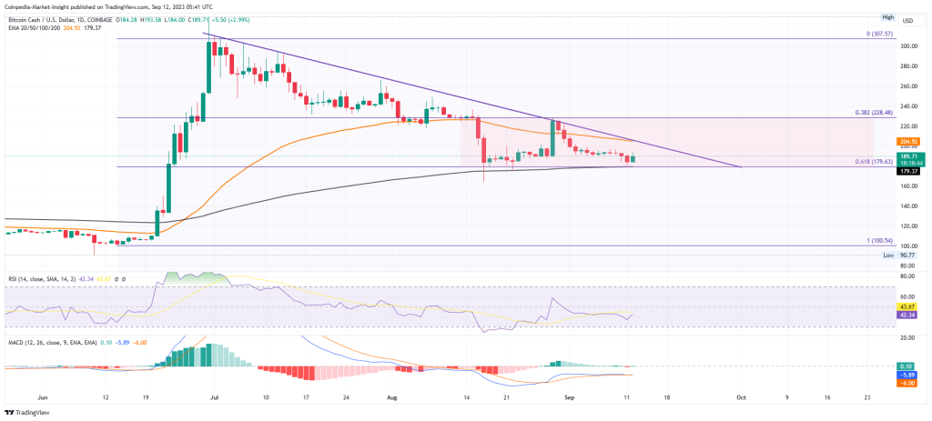 Bitcoin Cash Price (BCH), Market Cap, Price Today & Chart History - Blockworks