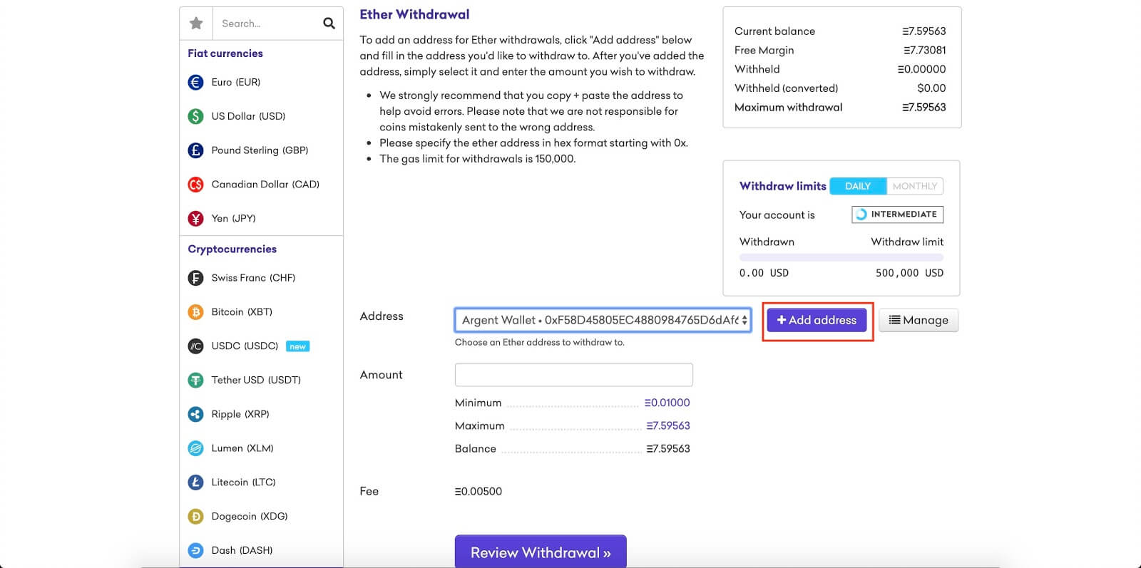 Crypto withdrawal | Withdraw to Bitcoin | Skrill