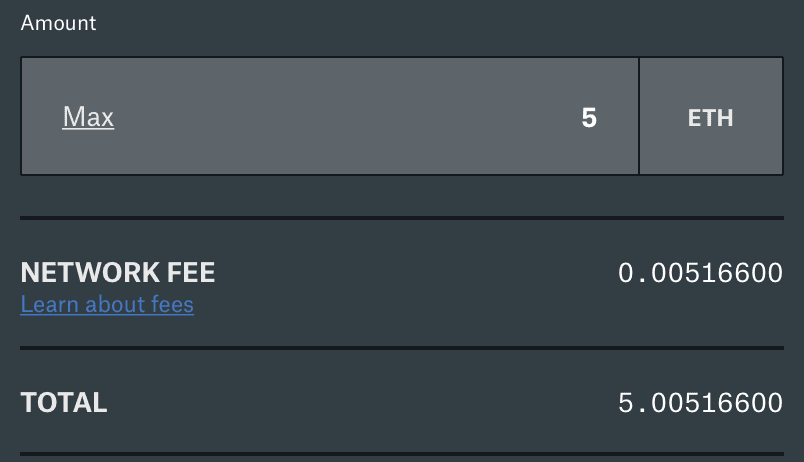 Calculate network fees for transactions - Sign in With Coinbase - Coinbase Cloud Forum