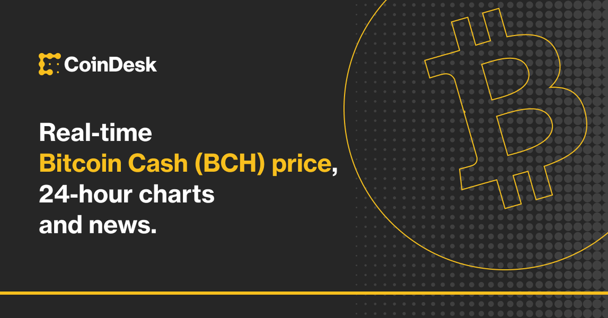 Bitcoin Cash (BCH) live coin price, charts, markets & liquidity