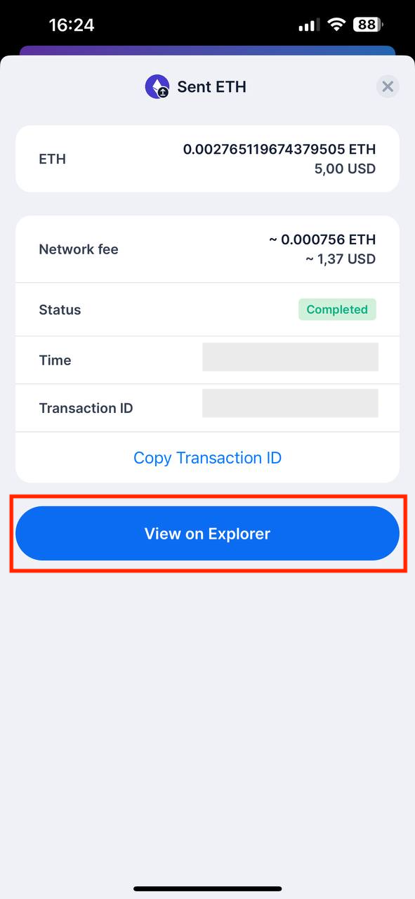 How to find a transaction ID/hash for a blockchain deposit or withdra.