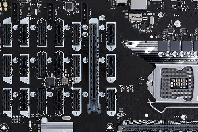 Asus B Mining Expert with 19 GPU Slots - Mining Motherboard Review - Crypto Mining Blog