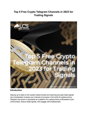 Crypto Trading results Premium - Universal Crypto Signals