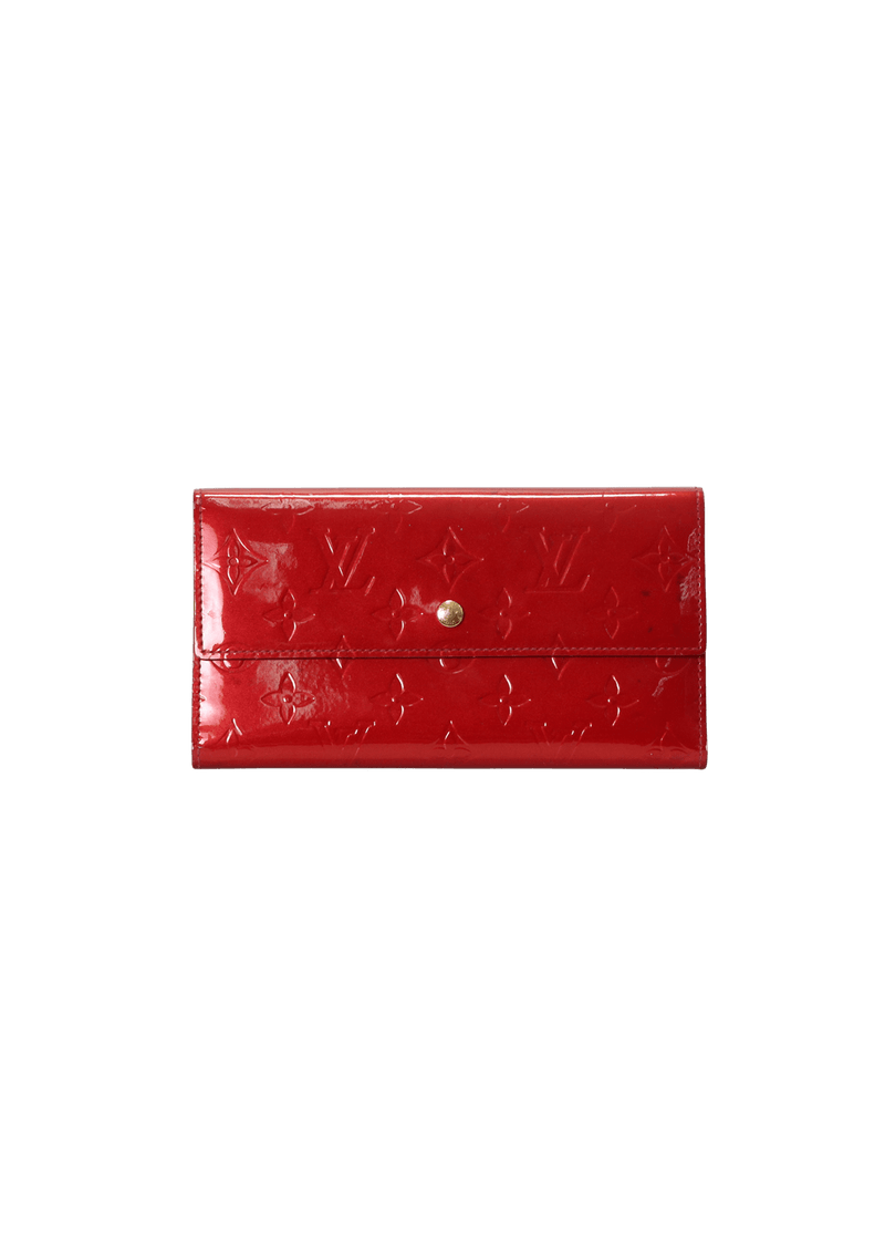 Louis Vuitton Emilie Wallet Monogram Red – Coco Approved Studio