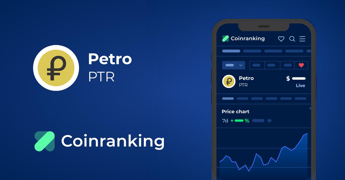 Petro price - Petro to USD price chart & market cap | CoinBrain