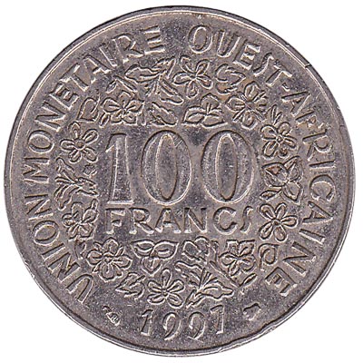 Coin, West African States, Francs, , Paris, , Nickel, KM:4