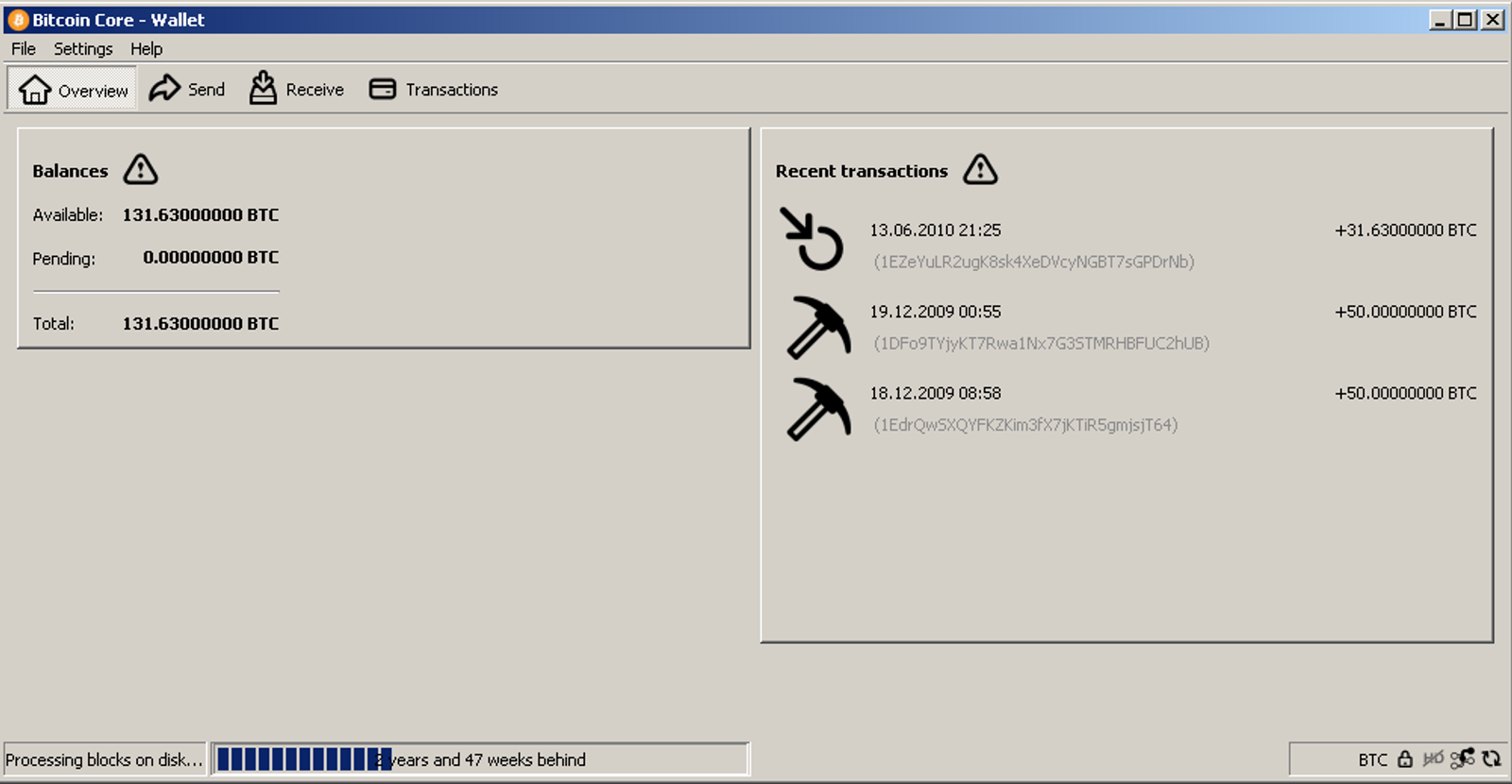 Import bitcoinlove.fun into a Bitcoin-Qt client