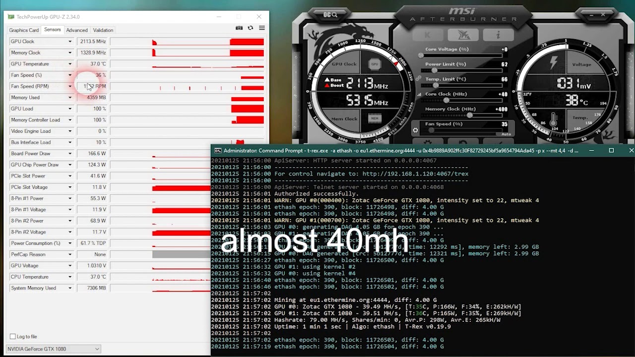 NVIDIA GTX ti 11 GB Hashrate, Release Date, Benchmarks