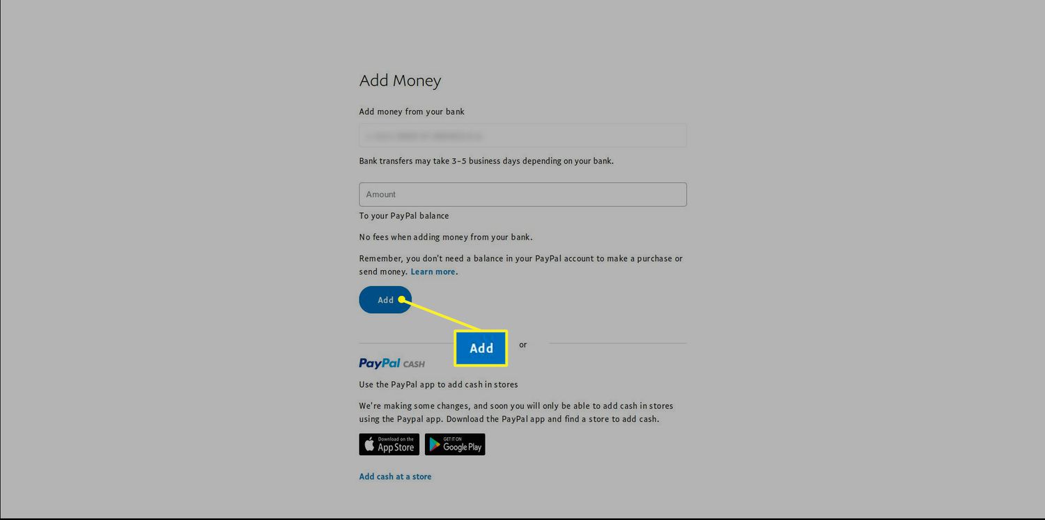 How do I add money to my PayPal account from my bank? | PayPal IE