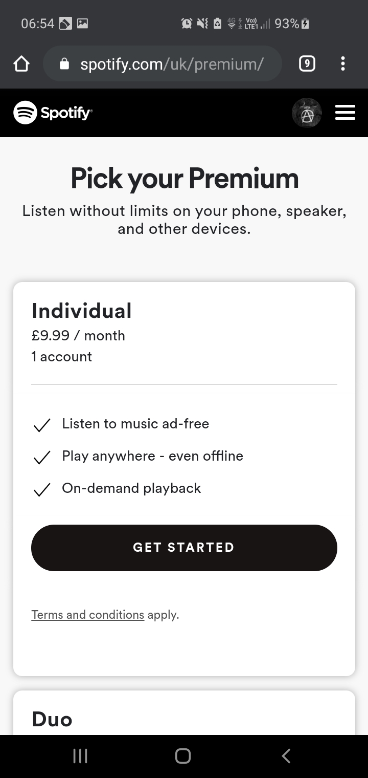 I can't get Spotify Premium to work on my entertai - Community home