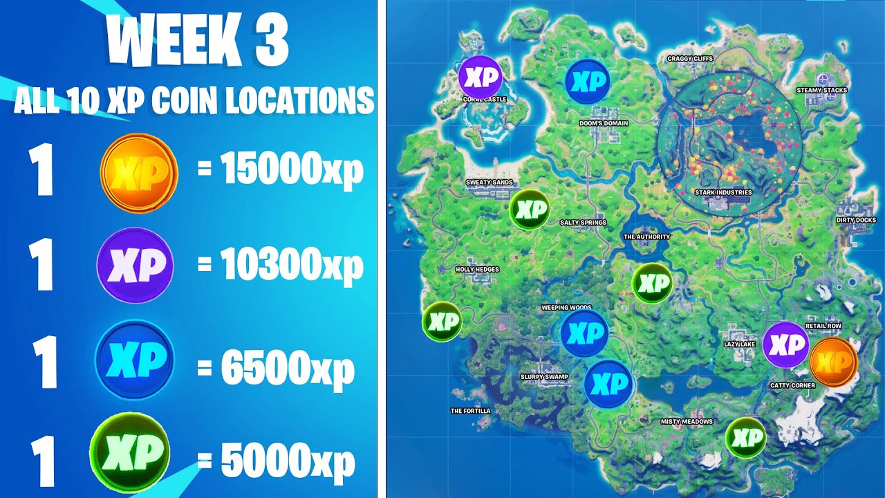 Fortnite Week 2 XP Coins for Season 4 Chapter 2: Know locations and challenges- Republic World