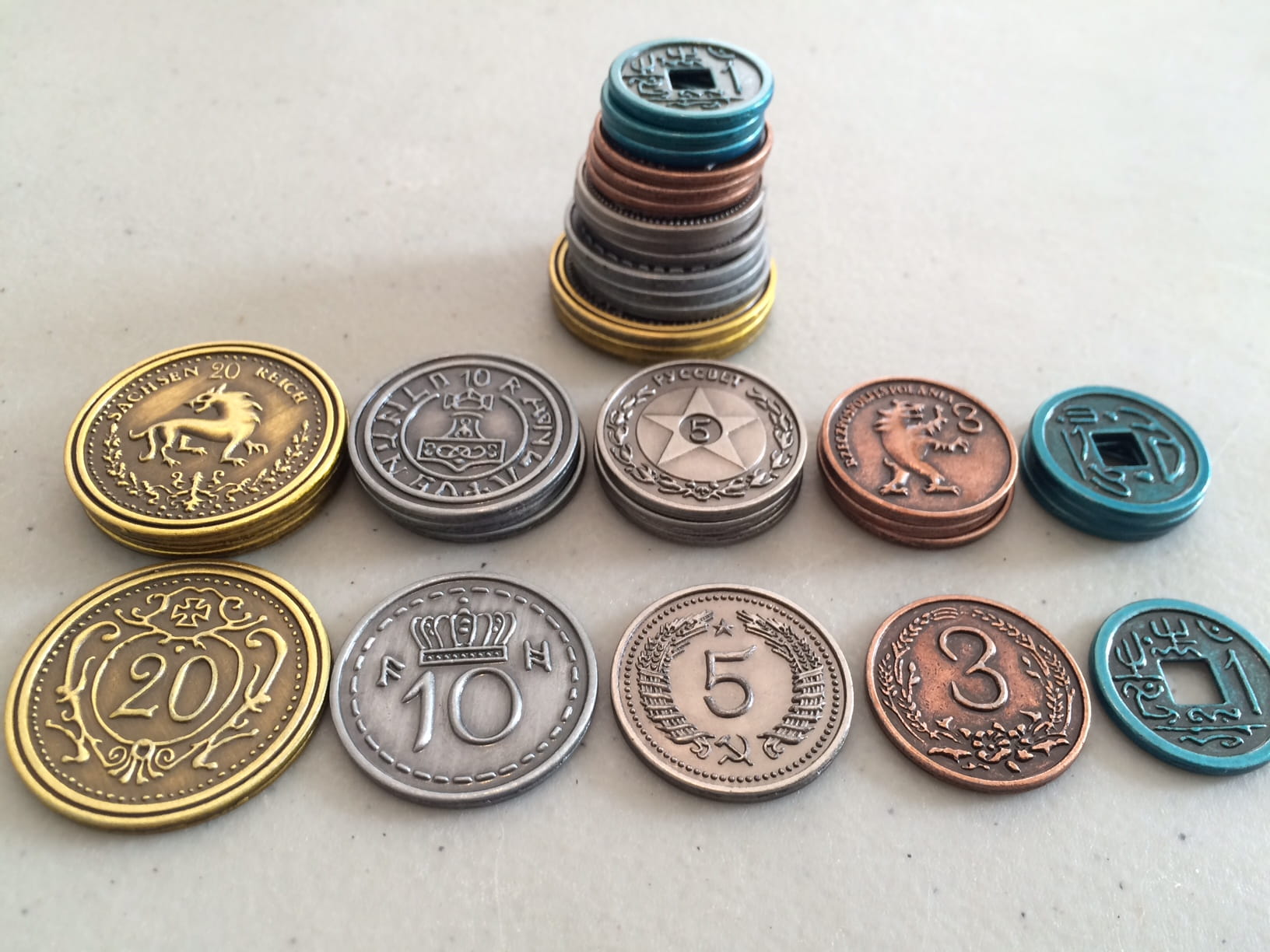 BoardGameMonster - Scythe Metal Coins Accessories