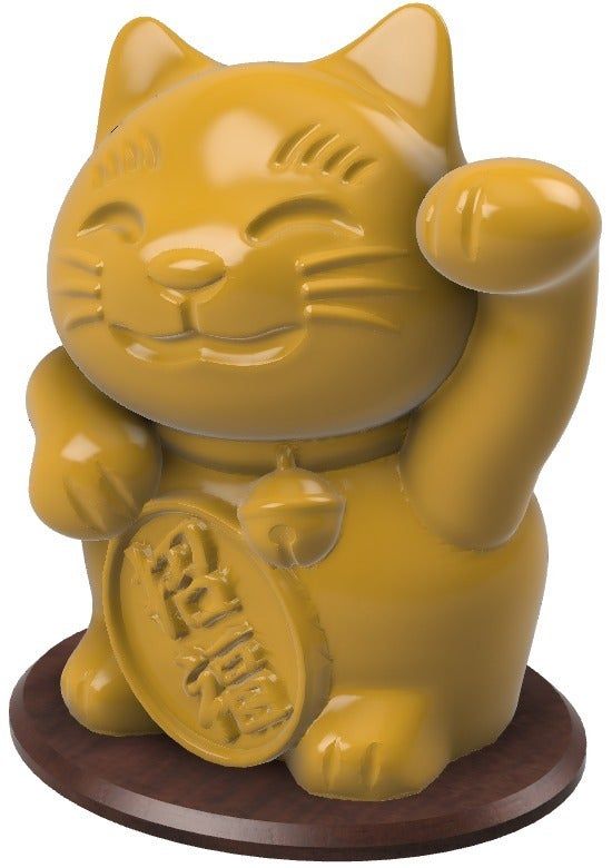 Lucky Cat Coin Bank by Ben Hofstad | Download free STL model | bitcoinlove.fun