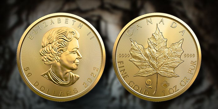 Buy 1oz Canadian Maple Leaf Gold Coin from the Royal Canadian Mint