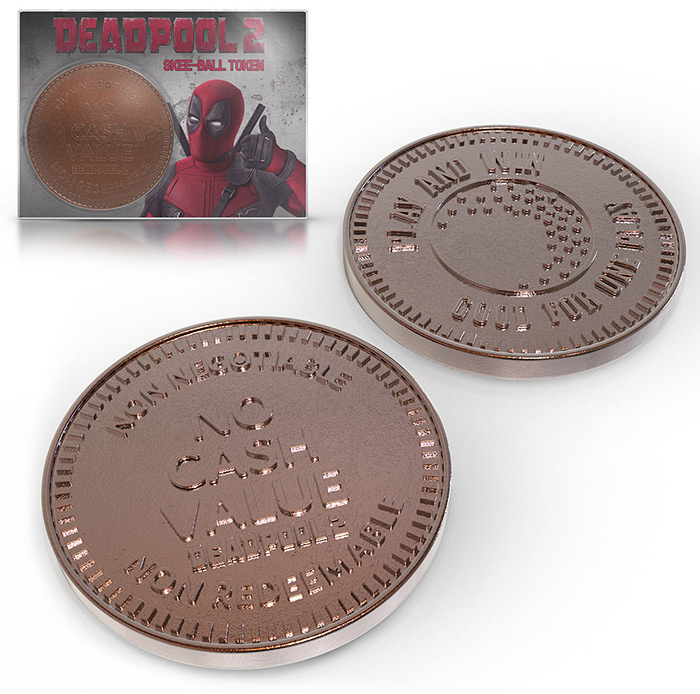 DEADPOOL Marvel Mini Hero Shaped 1 Oz Silver Coin 2$ Fiji 