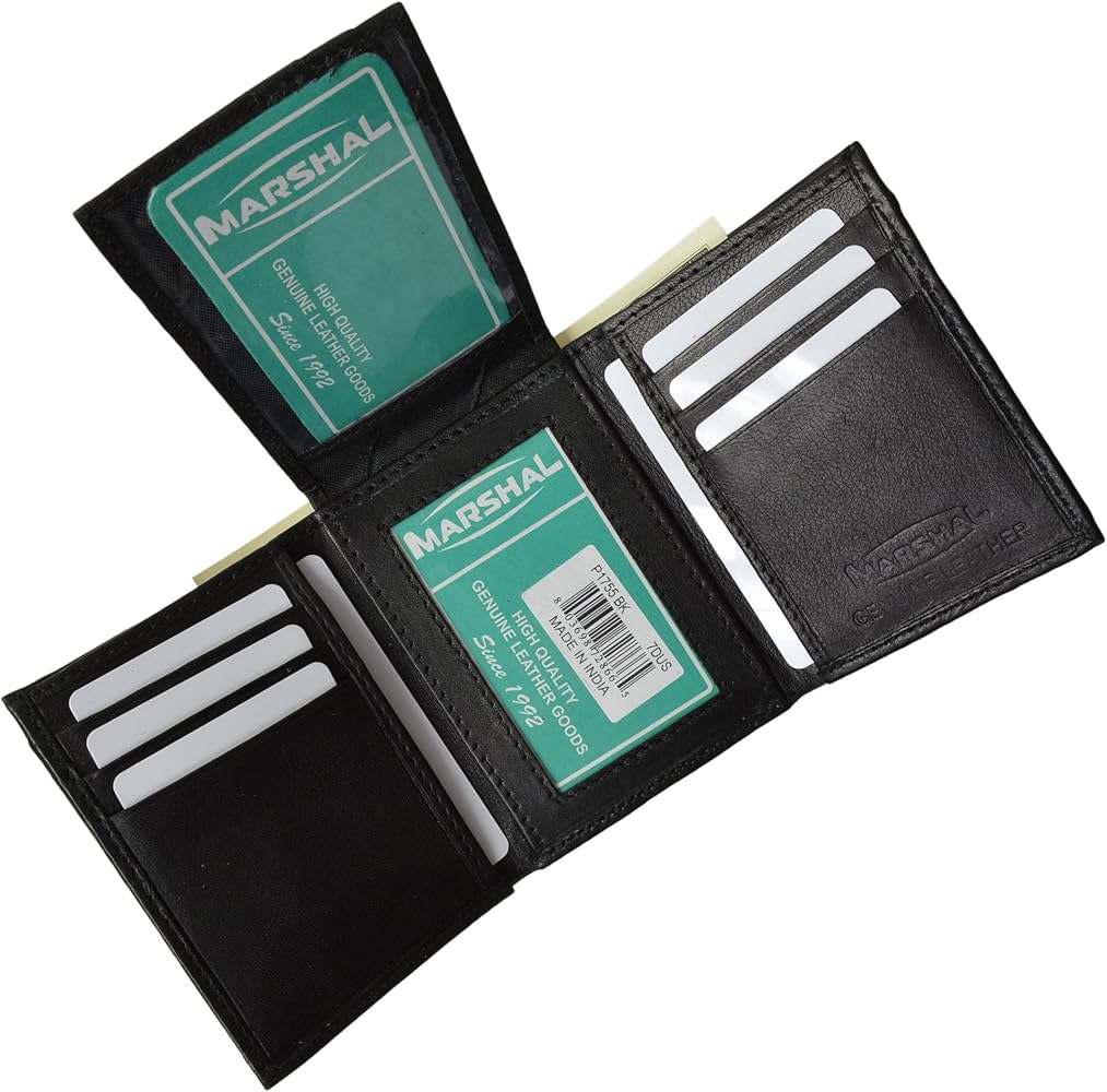 ID Stronghold | Men's RFID Wallet Trifold 8 slot with ID Window