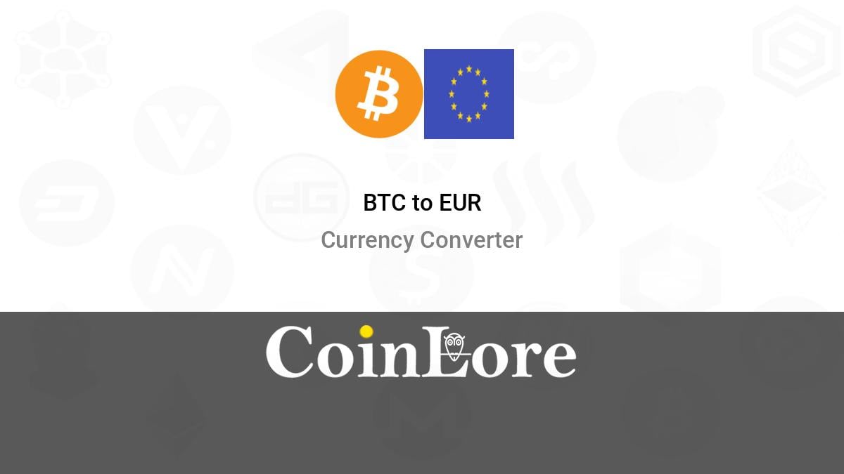 BTC to EUR: Bitcoin Price in Euro is €62, | Mudrex