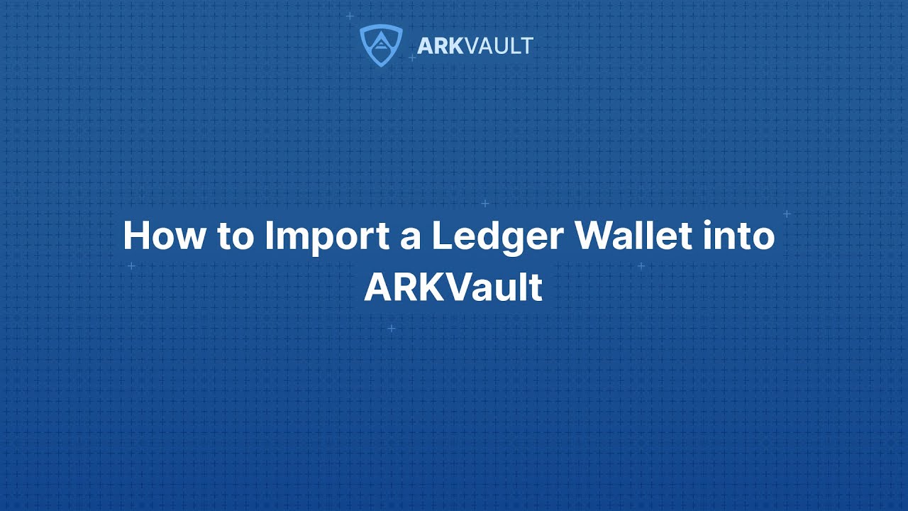 ARK Wallet - Compatible third-party wallet | Ledger