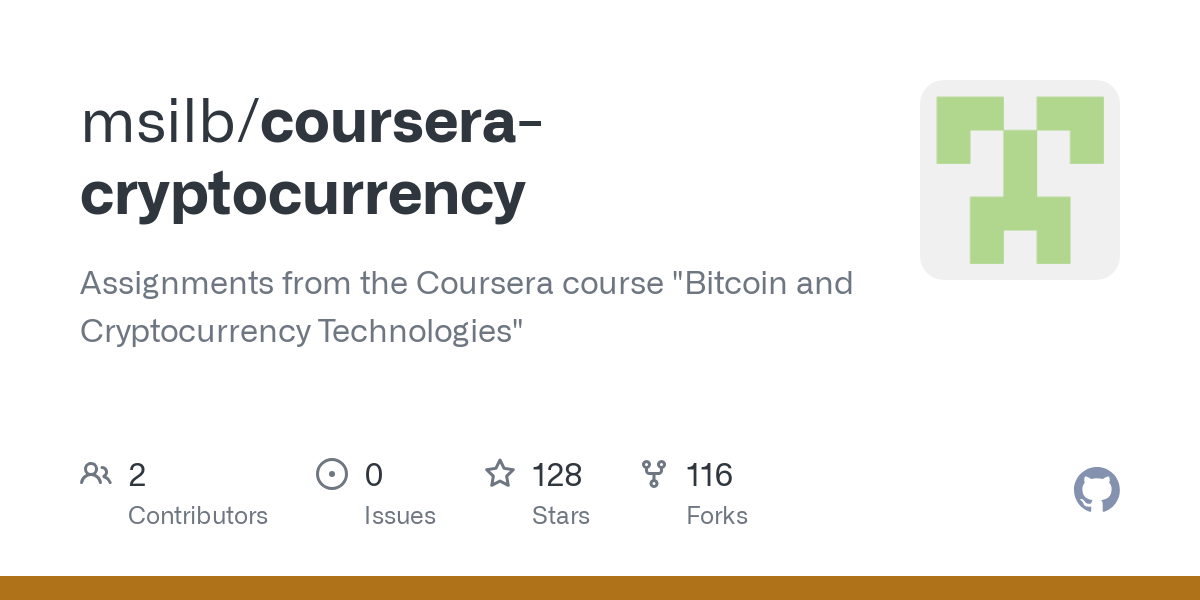 Coursera Course - BitcoinWiki