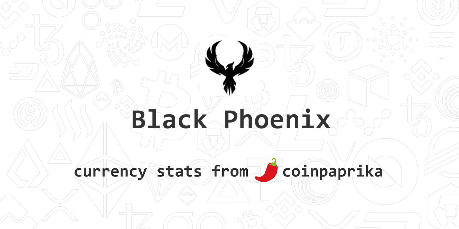 Black Phoenix Price Today - BPX Coin Price Chart & Crypto Market Cap