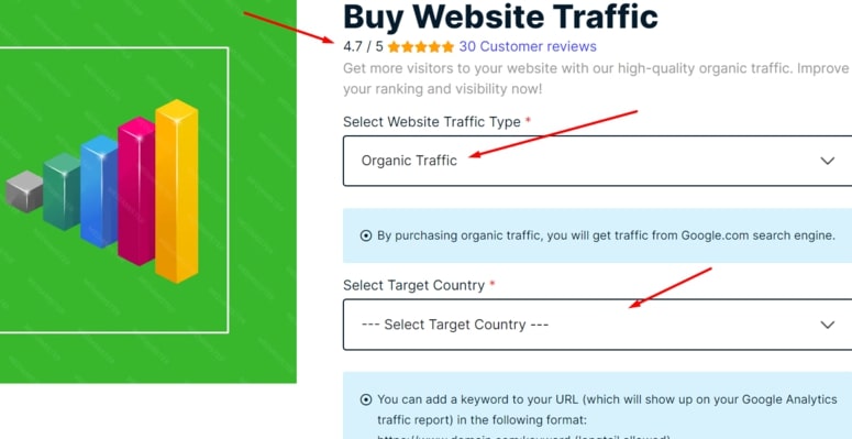 Buy Website Traffic and Organic Traffic | Online Presence