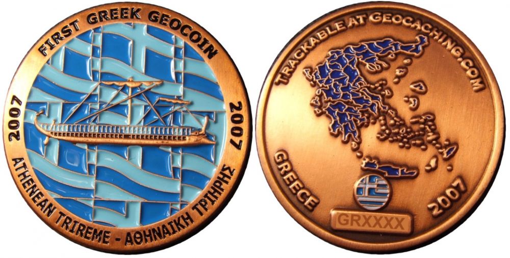 First To Find Edition Geocoin – Geoswag