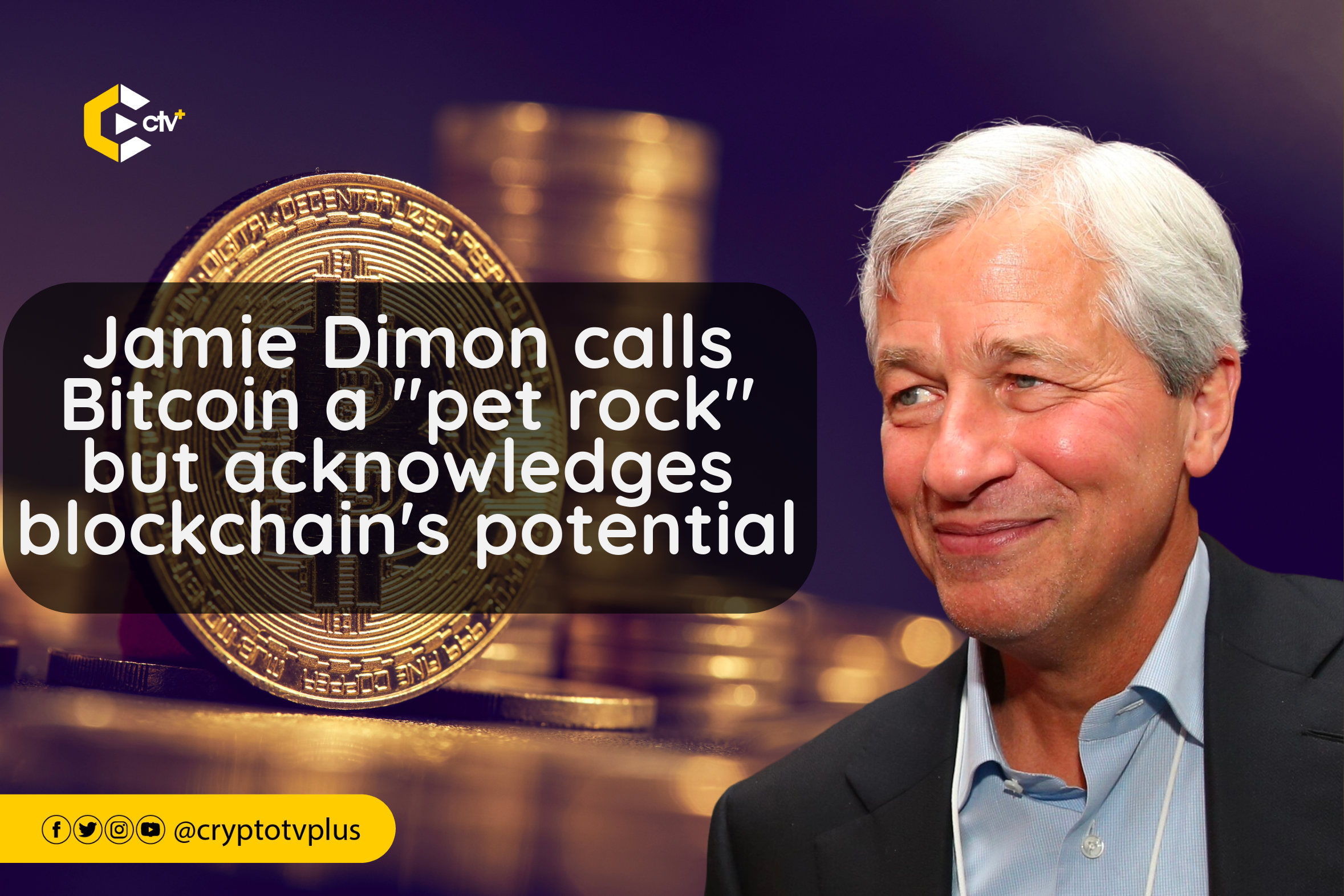 Jamie Dimon Ends Bitcoin Commentary, Focuses on Other Tech