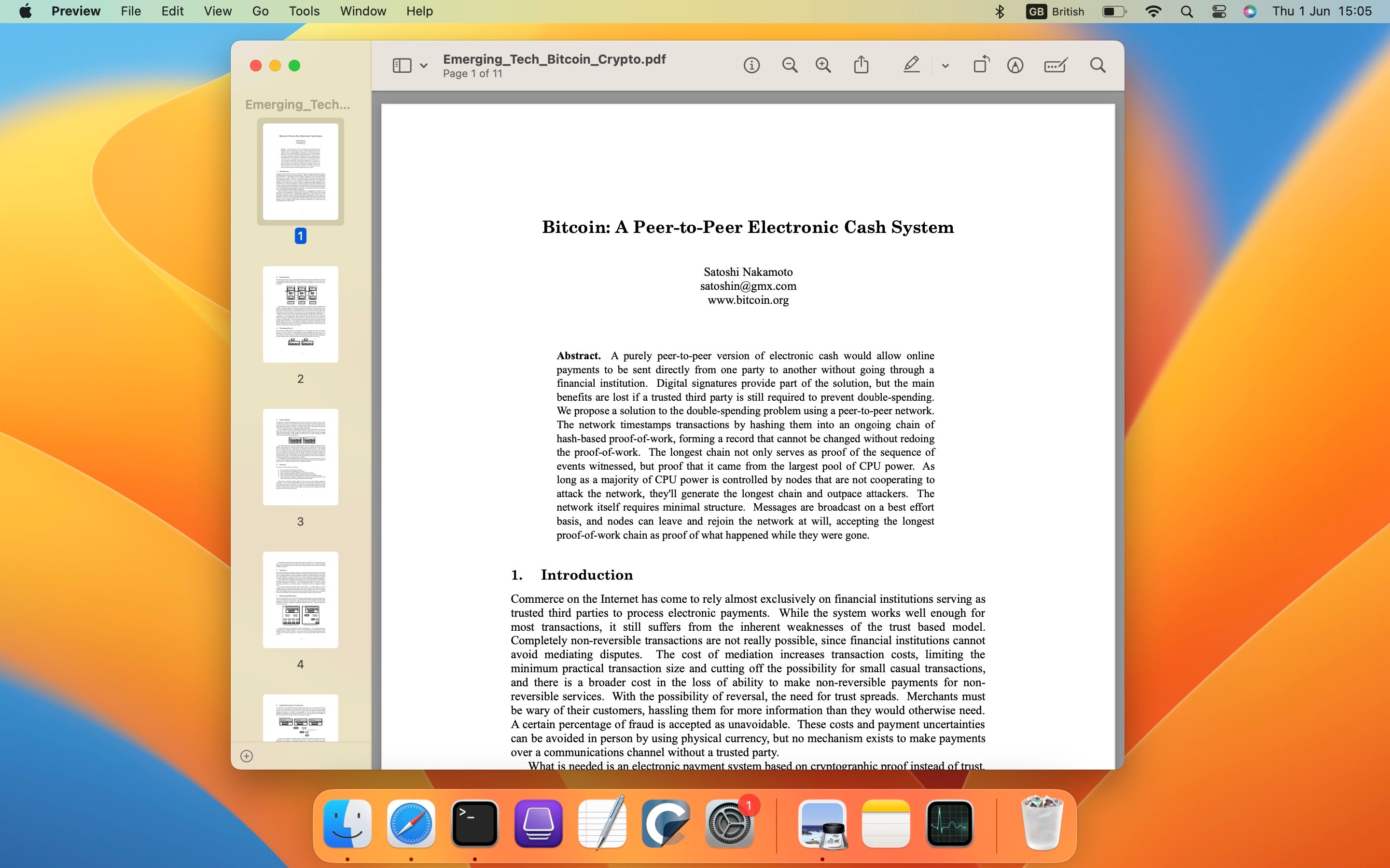 Here's why macOS has the Bitcoin whitepaper hidden in its files