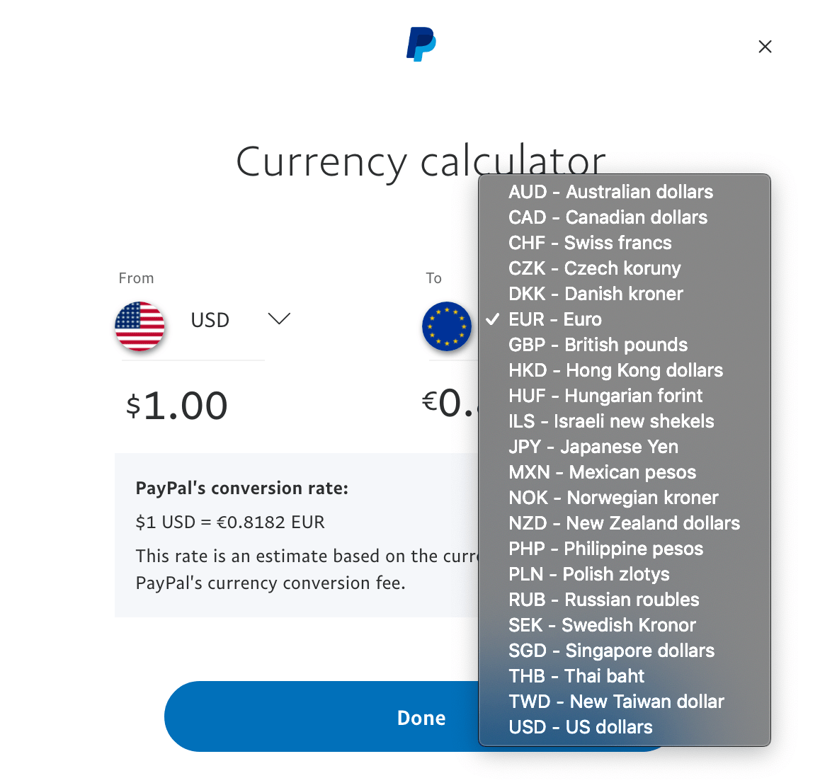 How to Check PayPal Exchange Rate & Currency Calculator