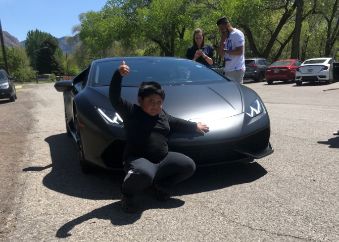 5-year-old caught driving to California to buy a Lamborghini