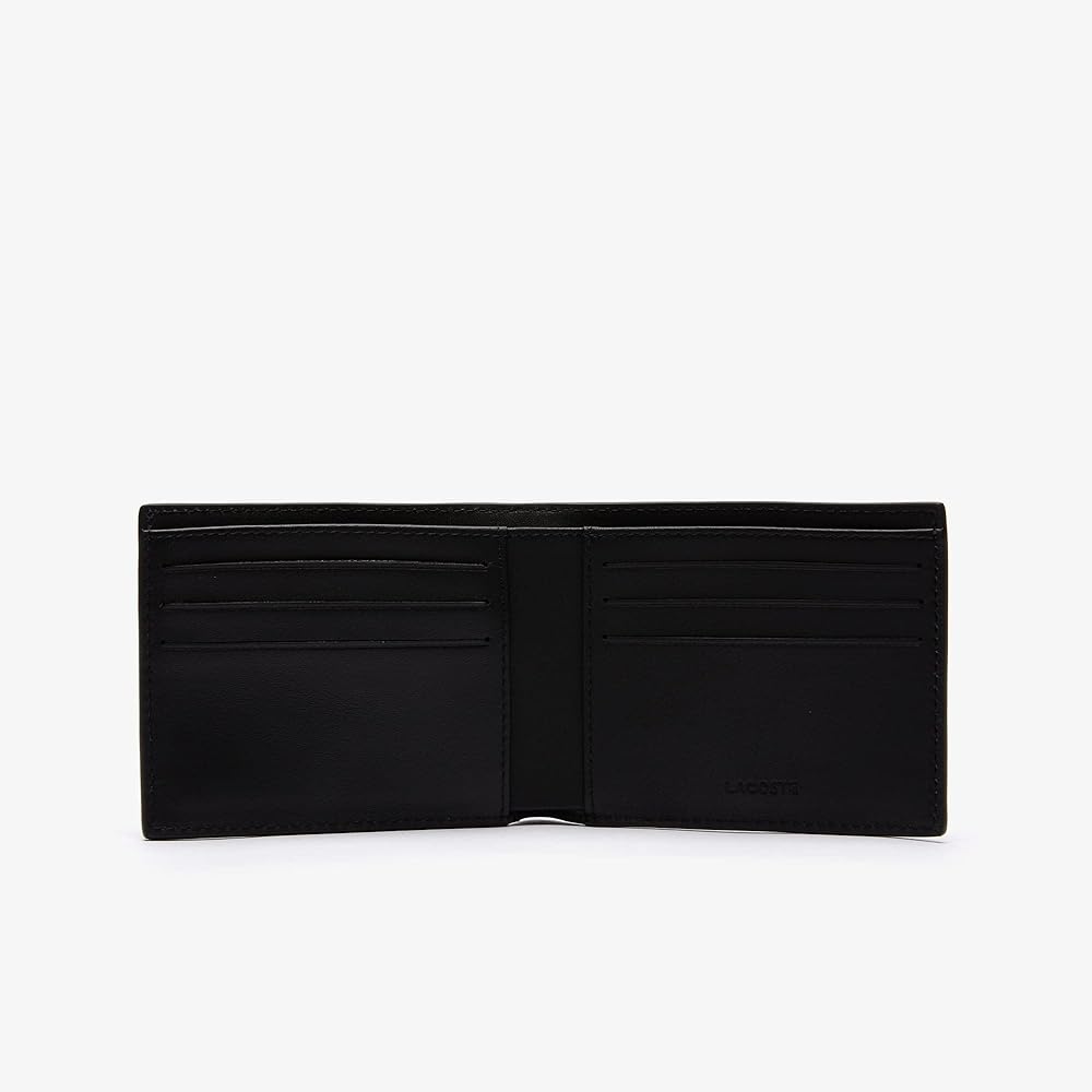 Lacoste Billfold Coin Wallet Black - 80s Casual Classics