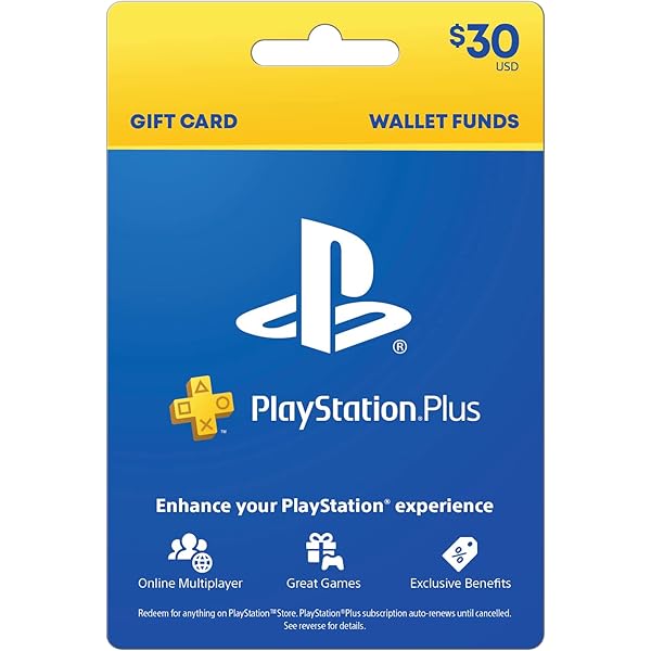 PlayStation gift cards