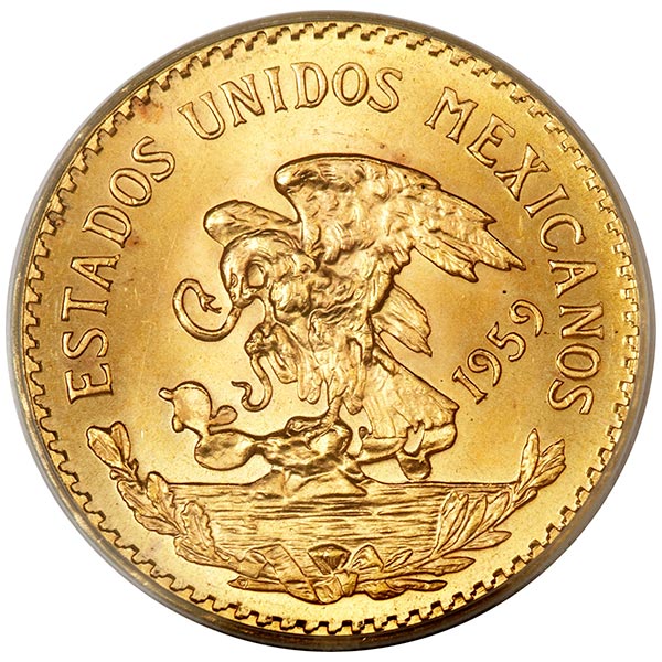 Compare Mexican Gold Pesos prices from online dealers