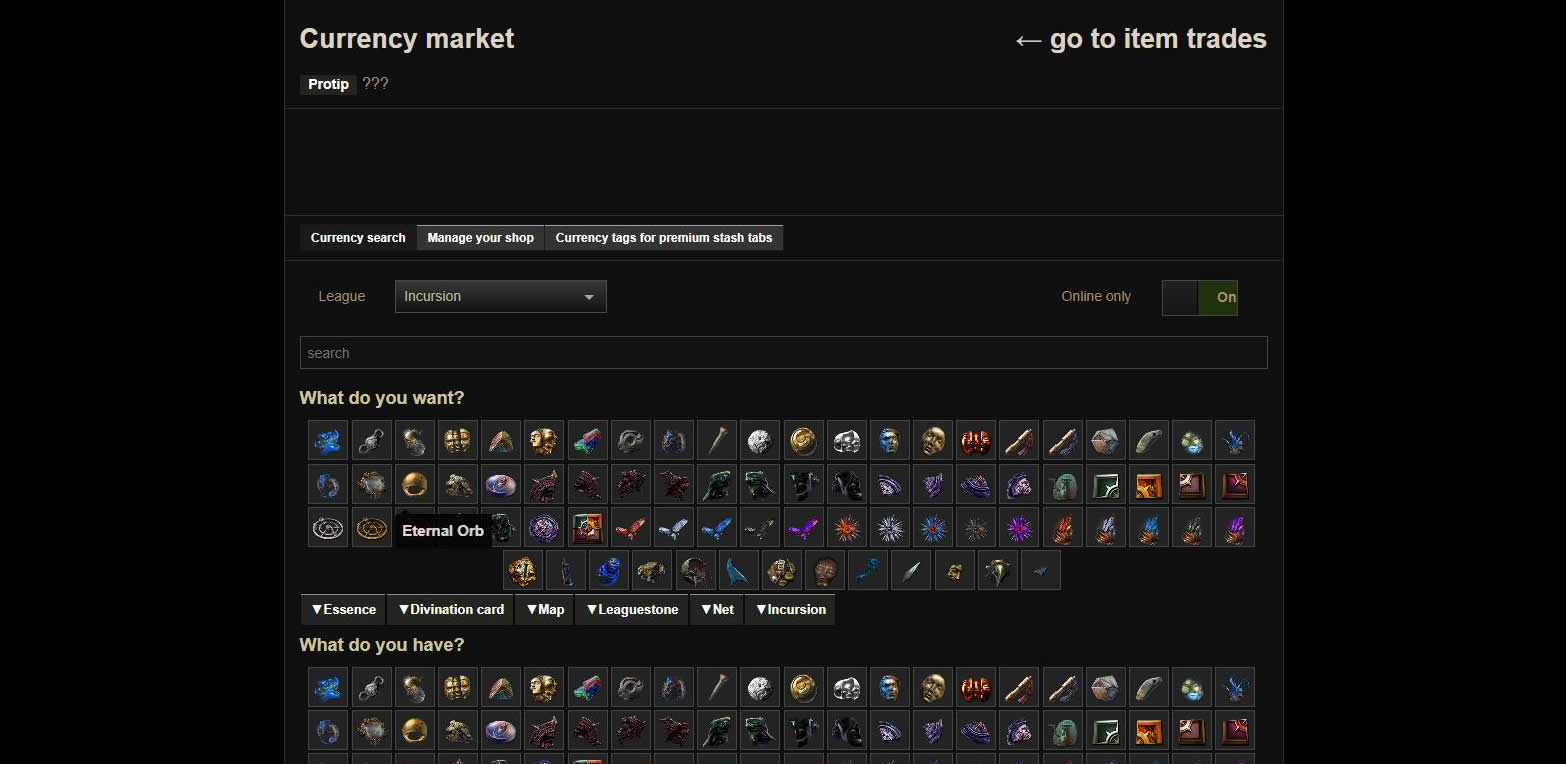 Trading - Path of Exile Wiki