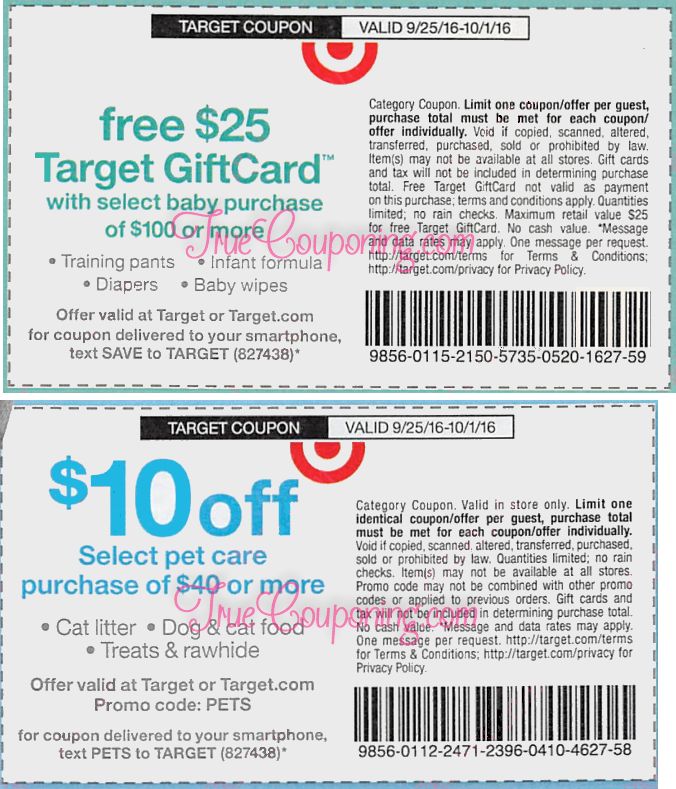 Target Promotions: 10% Off Target Gift Cards - Ends 12/3/23