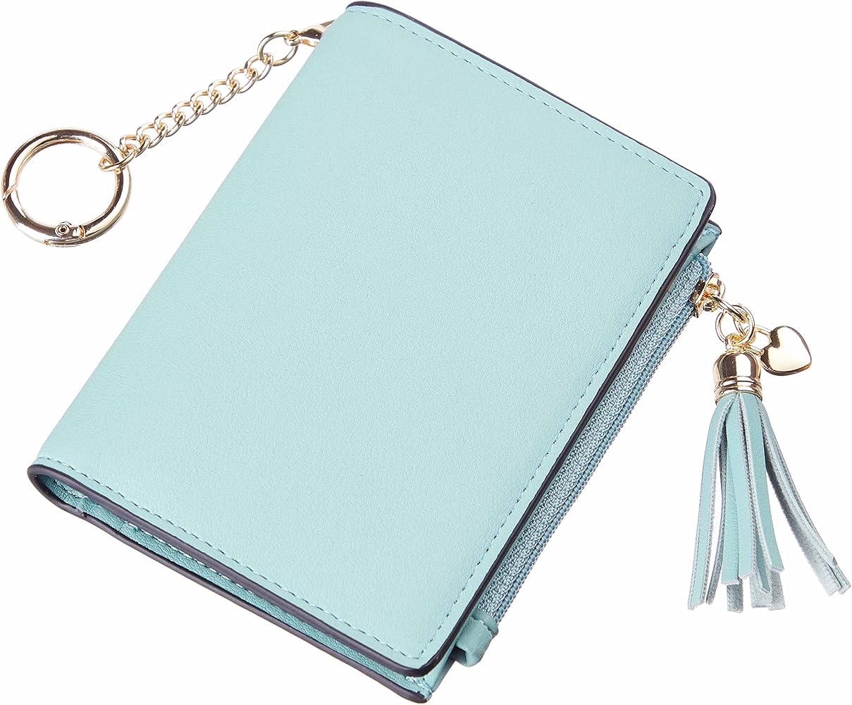 DAMILY Kawaii Pastel Blue & Pink Ladies’ Japanese-Style Long Wallet – Allegro Japan