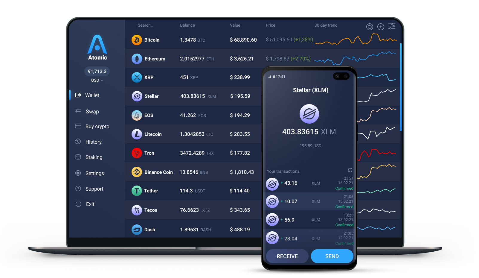 Stellar Wallet App | XLM Wallet for Desktop and Mobile | Guarda