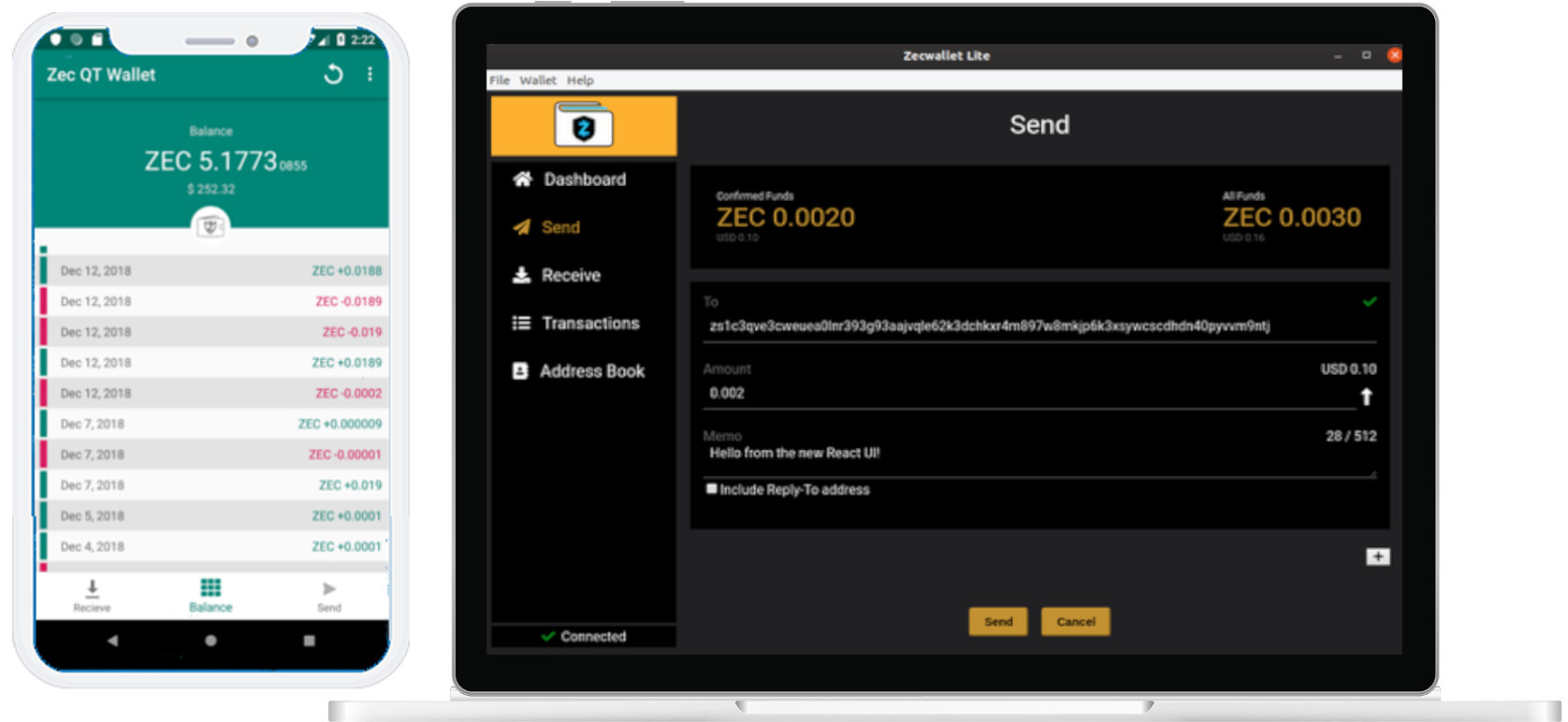 Zcash Wallet App | ZEC Wallet for Desktop and Mobile | Guarda