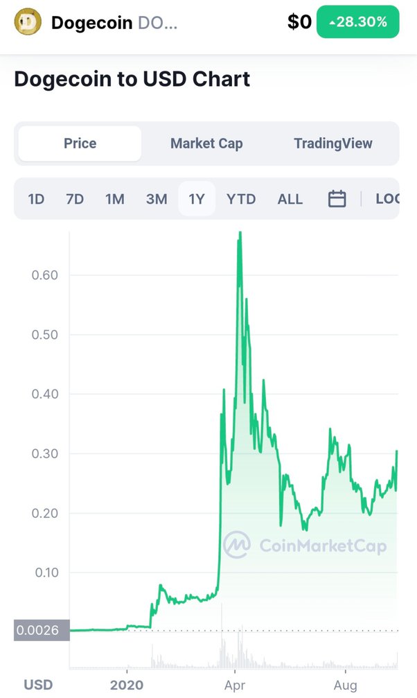 Dogecoin Prices: How Much You’d Have if You Bought $1K DOGE One Year Ago Today