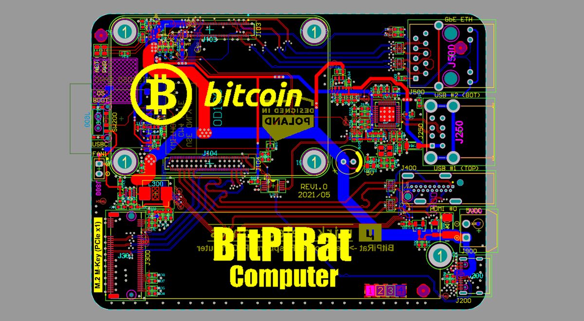 Bitcoin Merch® - Raspberry Pi 4, Pre-Flashed With Firmware for Compac