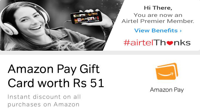 Airtel offers Amazon Pay gift card to postpaid, prepaid users, ET Telecom