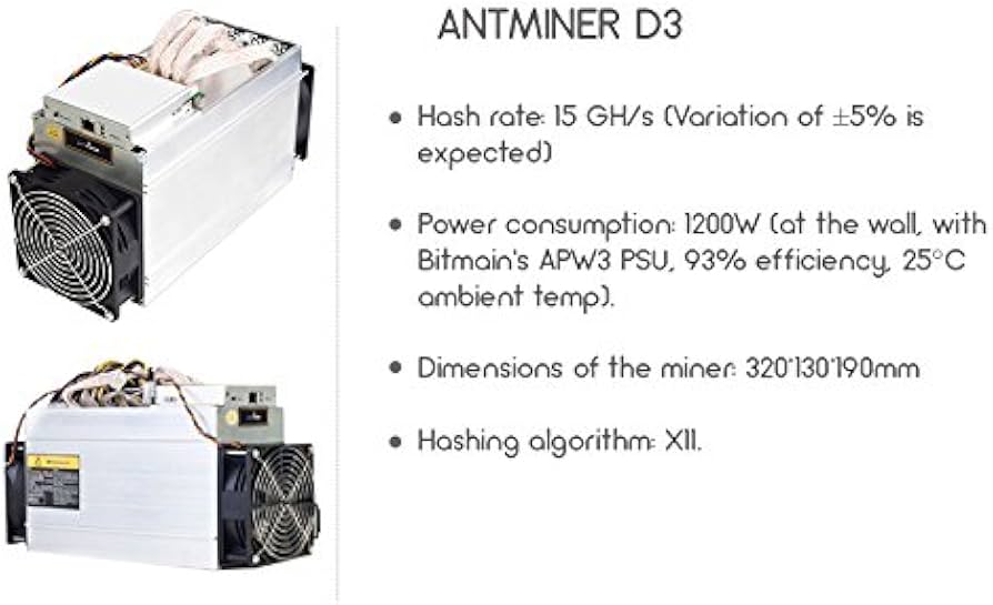 [For Sale] - 4x BITMAIN Antminer D3 19,3 Ghz | Other | Carbonite