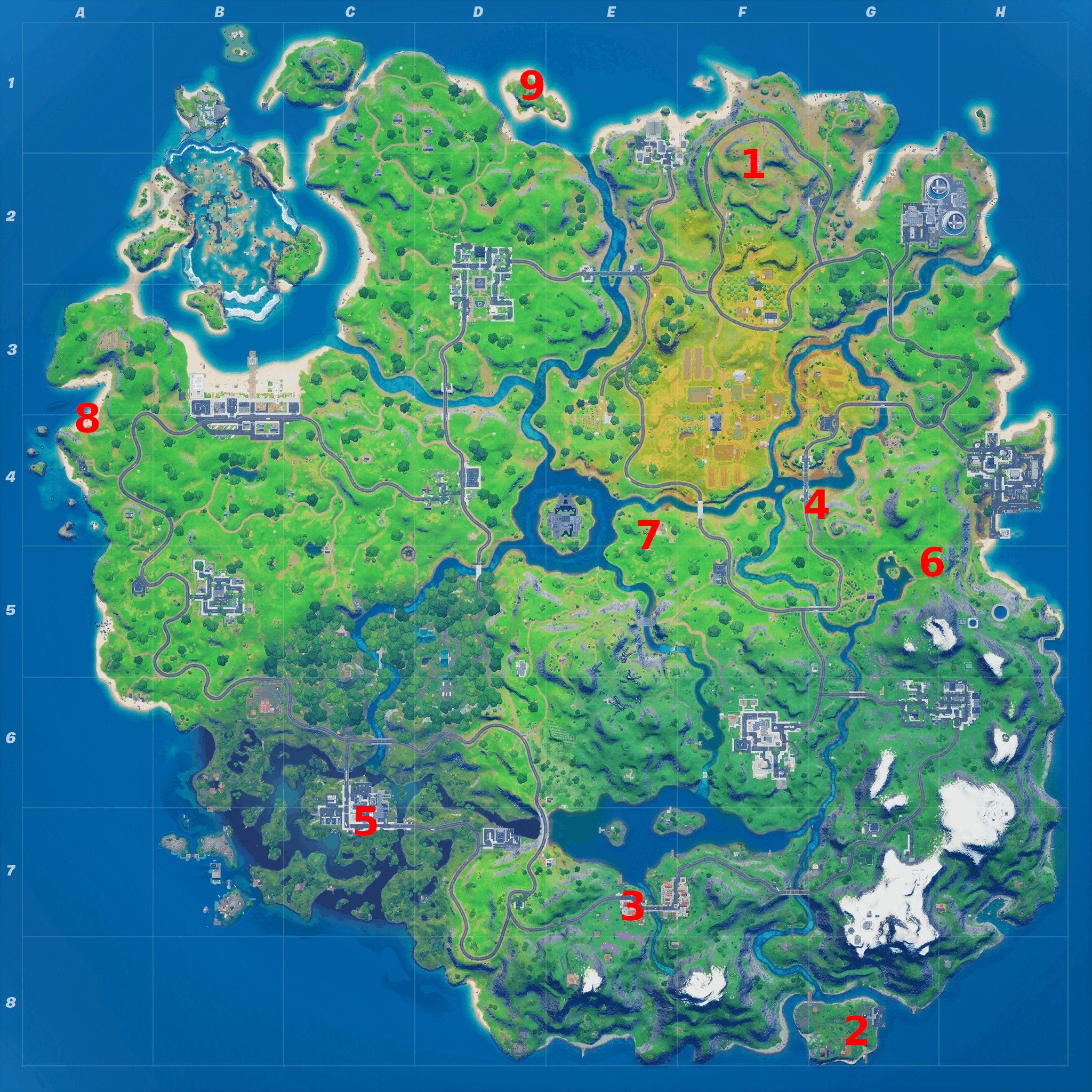 Fortnite Week 2 XP Coins for Season 4 Chapter 2: Know locations and challenges- Republic World