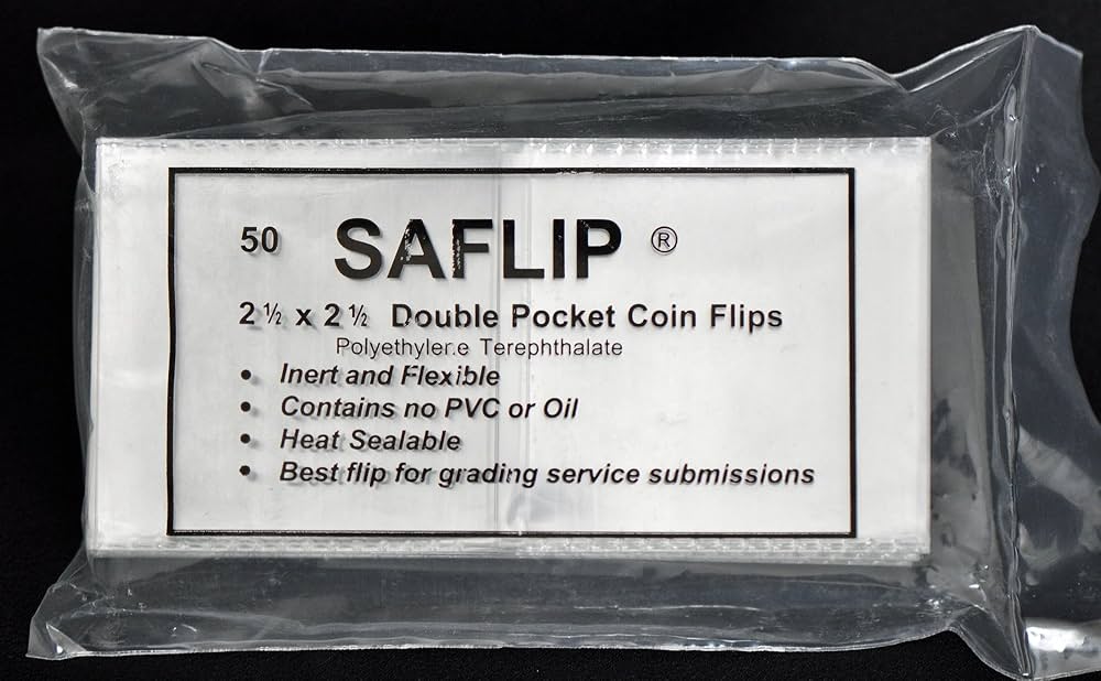 x Saflip Mylar Coin Flips