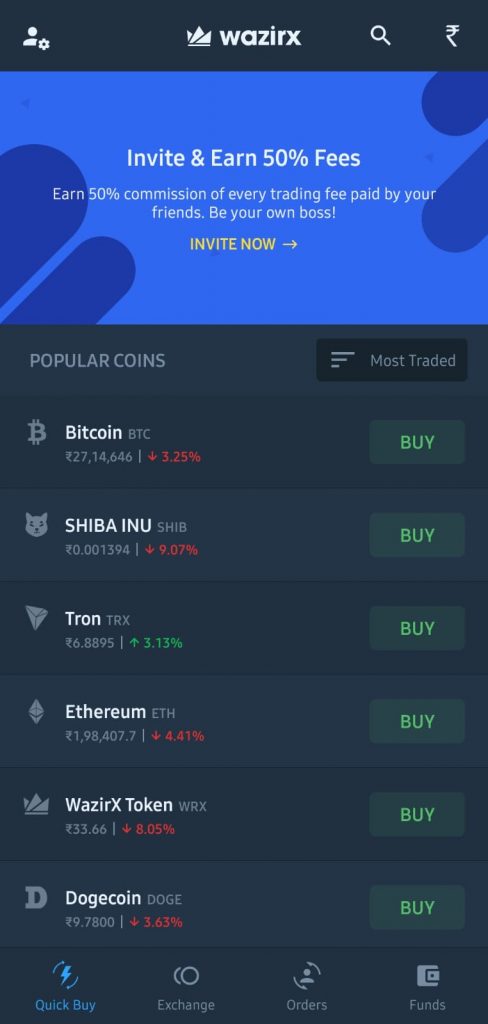 WazirX : Buy Bitcoin Crypto for Android - Download