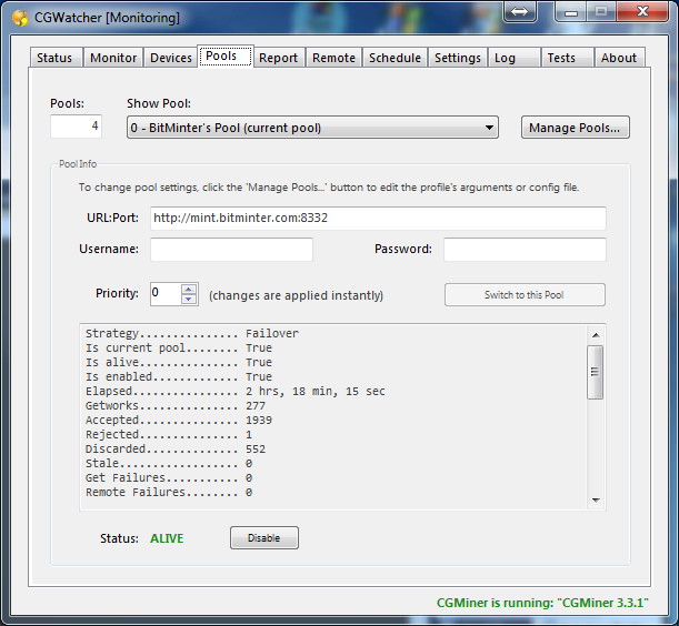 Awesome Miner - Manage and monitor mining operations