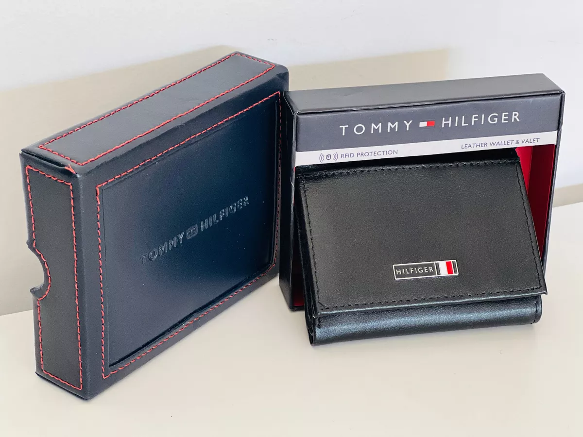 Tommy Hilfiger mensLeather Passcase Wallet Wallet - Philippines | Ubuy