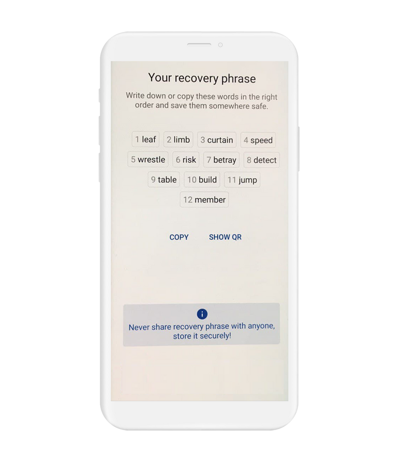 Lost my Recovery Phrases - English - Trust Wallet