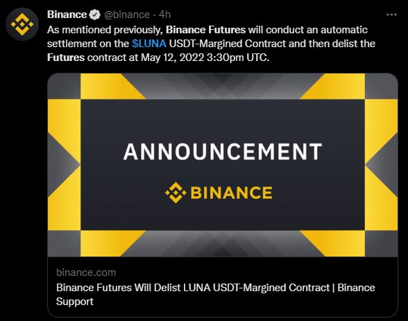 Binance Burns Billion Terra Luna Classic, LUNC Price Skyrockets Over 30%