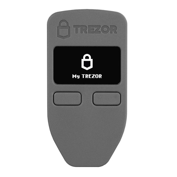 Trezor Model One Black - Hardware wallet - Trezor Official Partner - bitcoinlove.fun